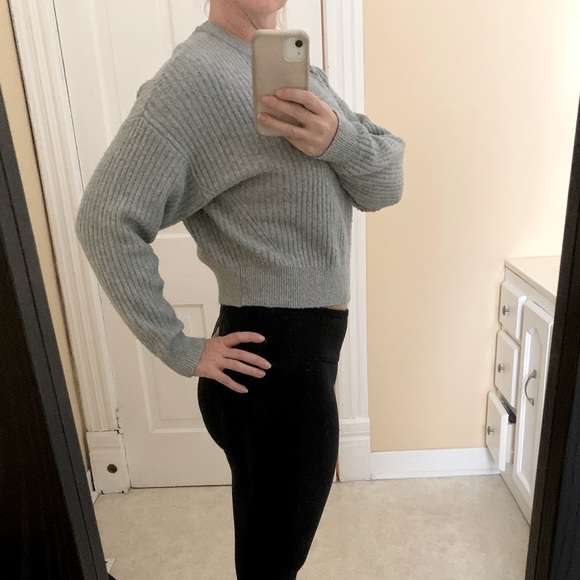 Cozy Grey Sweater - Picture 2 of 3